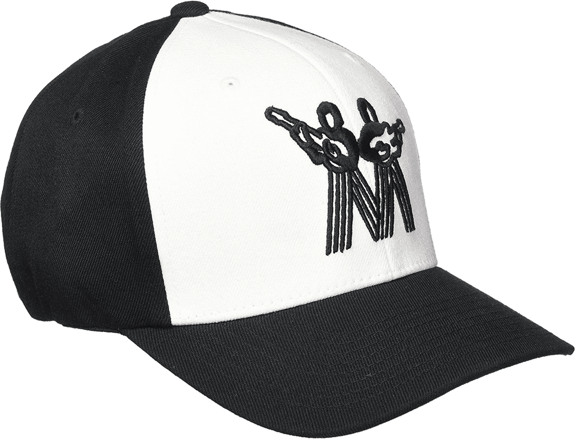 Vintage Black Cap - Logo Mm Black - L
