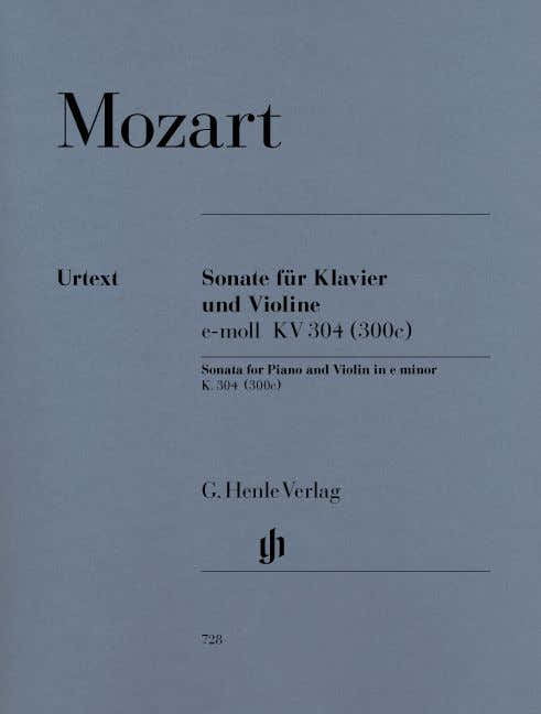 Mozart W.a. - Violin Sonata E Minor K. 304 (300C)
