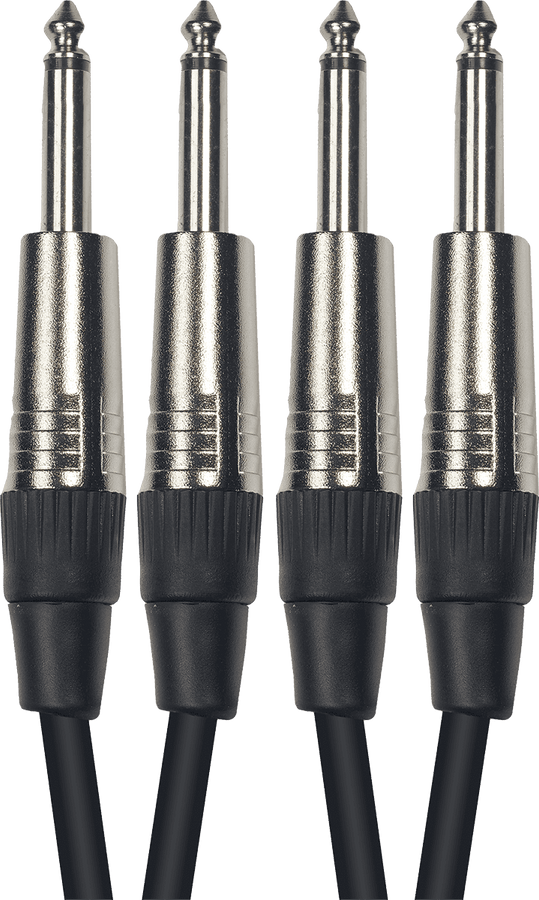 AUDIO CABLES MIXED CORDS 2 JACKS MONO MALE/2 JACKS MONO MALE 6M
