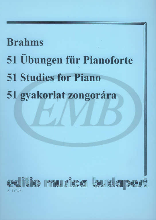 Brahms - 51 Studies - Piano Solo