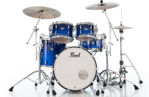 Pearl Masters Maple Stage 22 GYROLOCK-l Azul Cobalto Fade Metálico