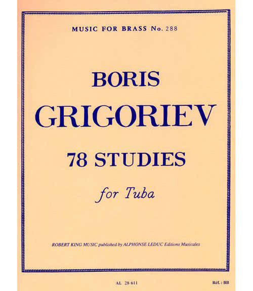GRIGORIEV B. - 78 ETUDES - TUBA