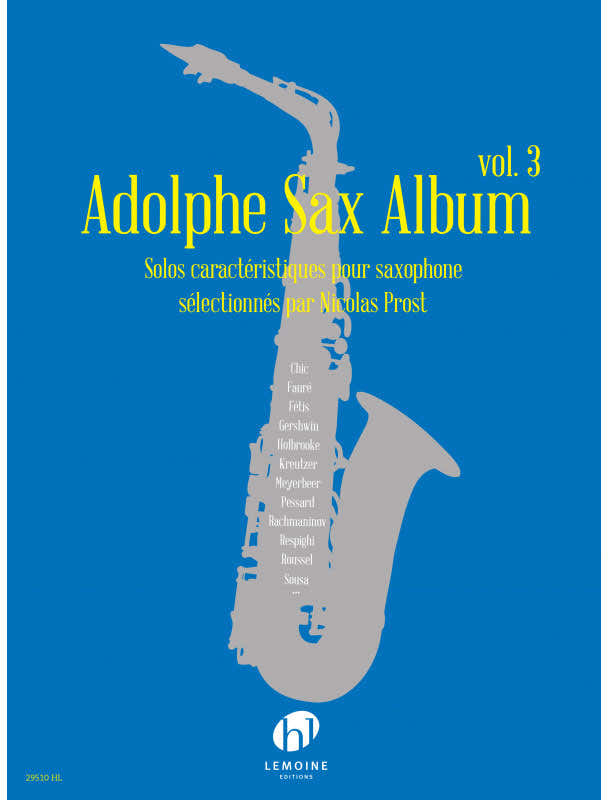 Adolphe Sax - Album Vol.3 - Saxophone