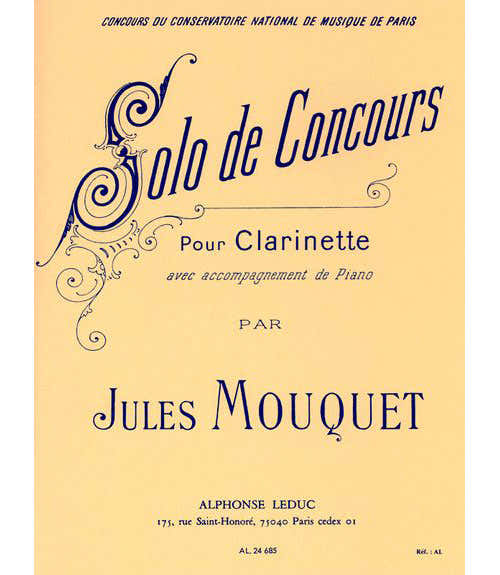 Mouquet Jules - Solo De Concours - Clarinette & Piano