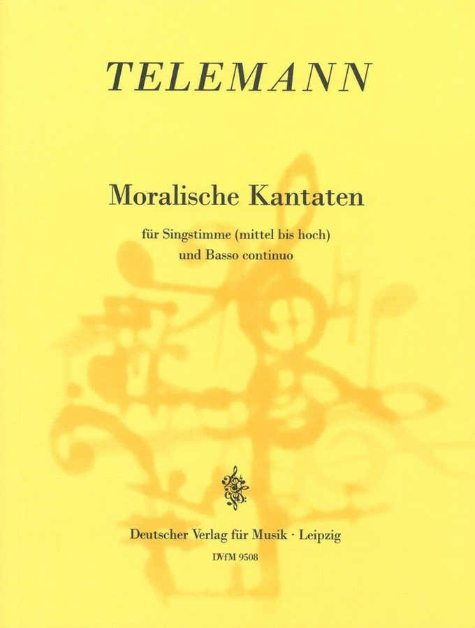 Telemann Georg Philipp - Moralische Katen - Voice Basso Continuo