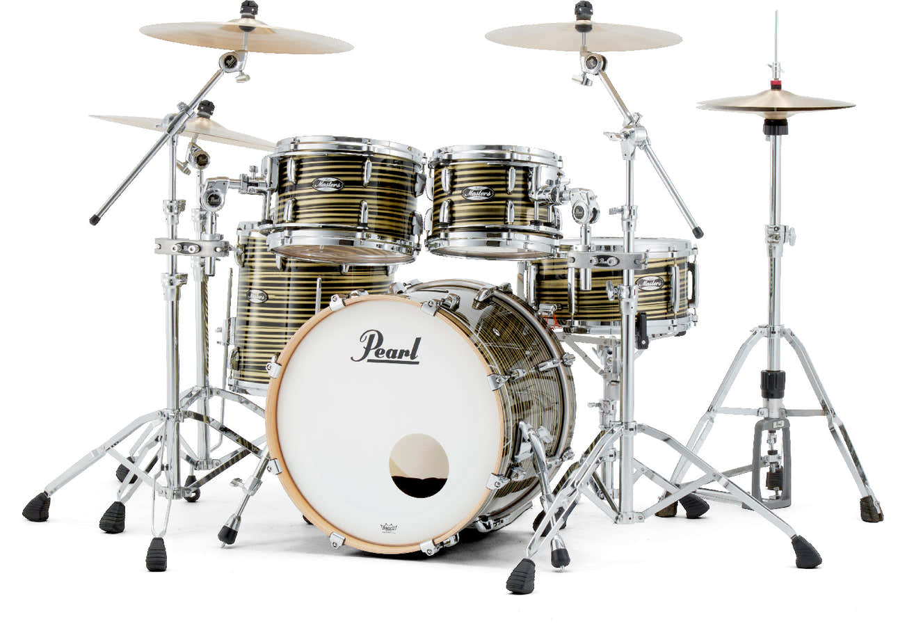Masters Maple 4-pc Shell Pack Fusion 20 Gold Oyster Swirl