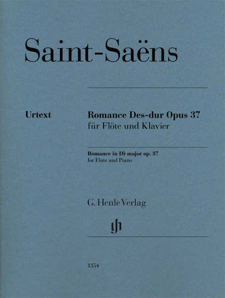SAINT-saens Camille - Romance Op.37 - Flute & Piano