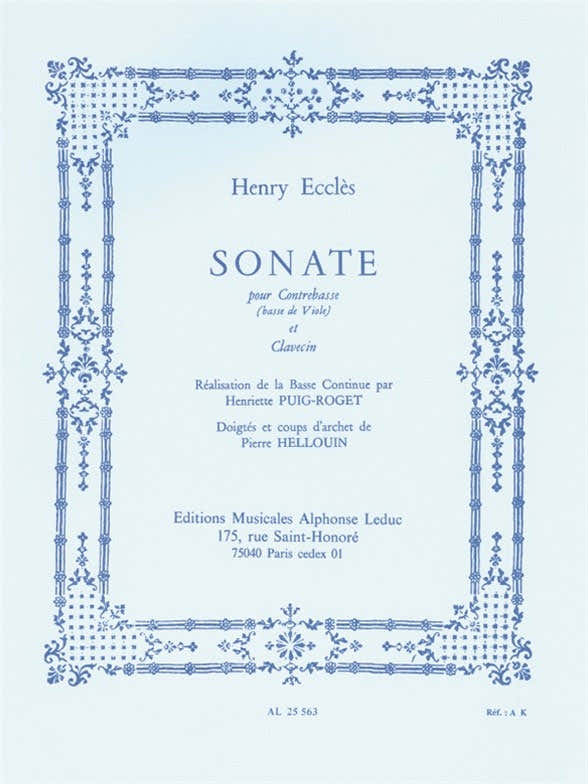Sonata (Contrabajo/Clavecín)