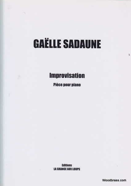 Sadaune Gaelle - Improvisation - Piece Pour Piano