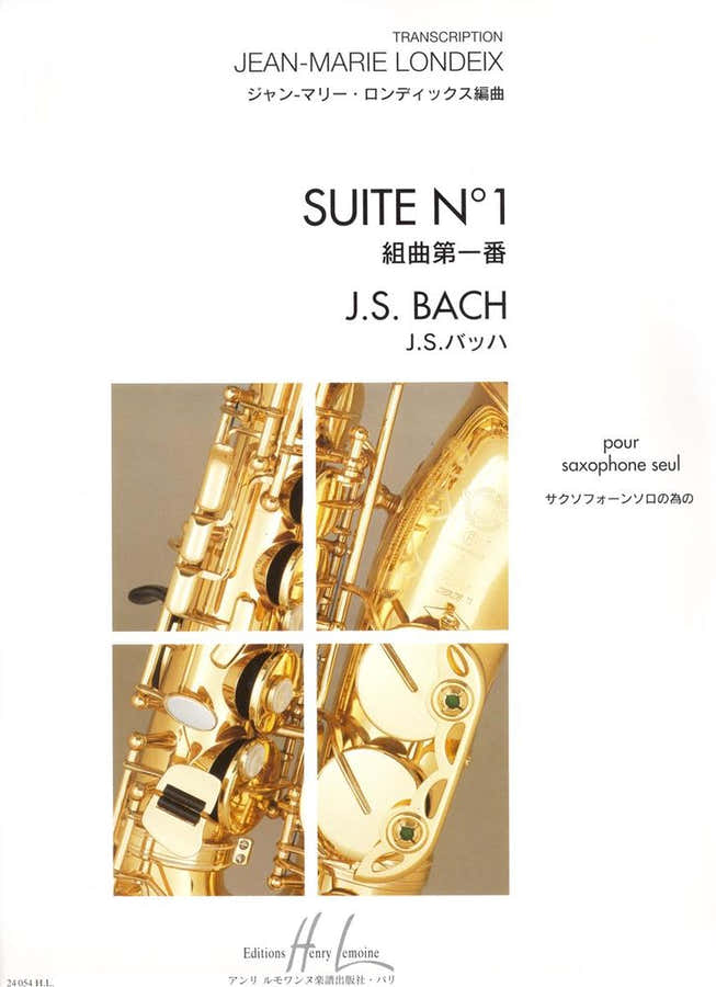 Bach J.S. - Suite N°1 - Saxophone Solo