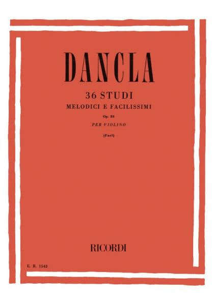 DANCLA C. - 36 STUDI MELODICI E FACILISSIMI OP.84 - VIOLON