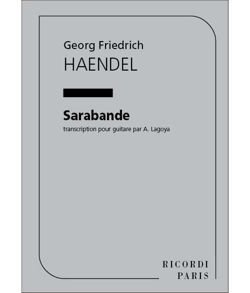 Haendel - Sarabande - Guitare
