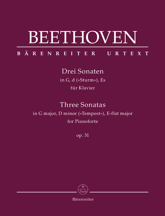 Beethoven L.V. - Three Sonatas Op.31 - Piano
