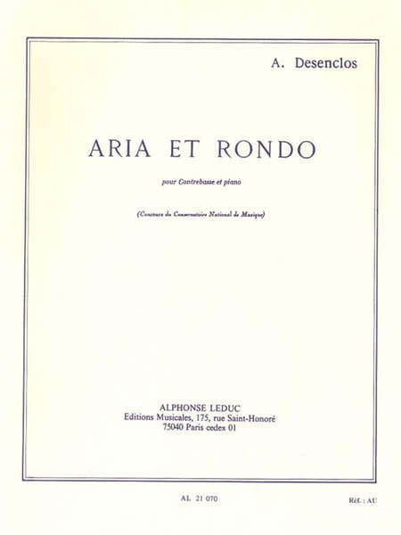 Aria et Rondo