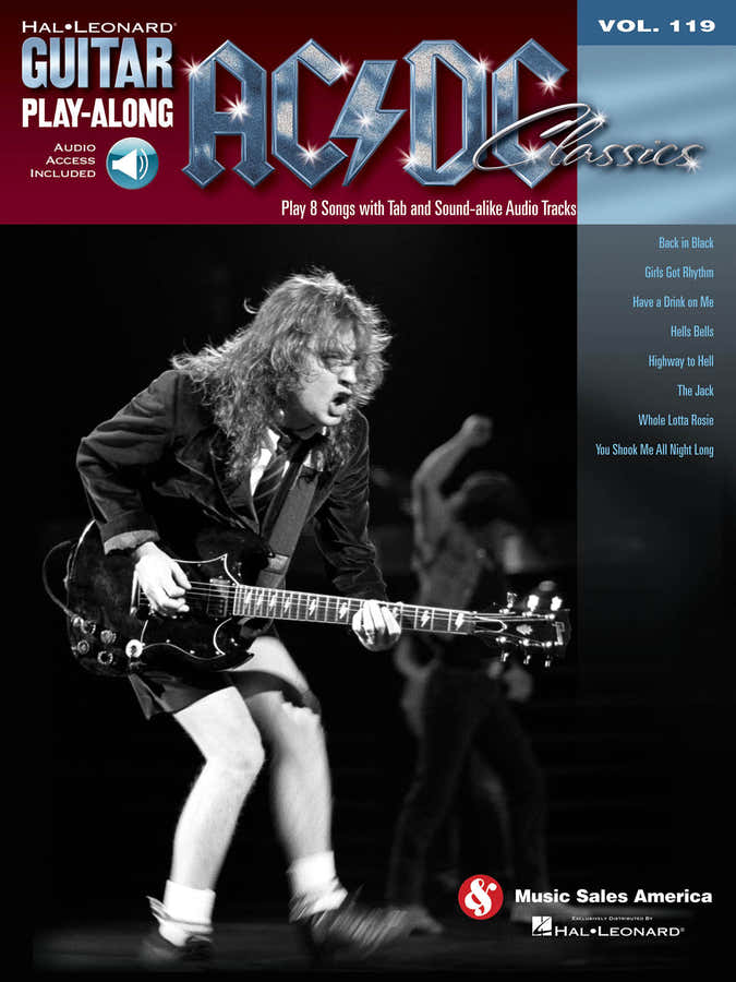 Ac/dc - Guitar Play Along Vol.119 + Audio En Ligne - Ac/dc Classics - Guitare Tab