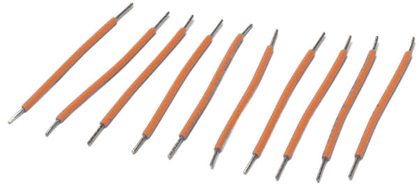 Cable pelado precortado 1,5 - Naranja