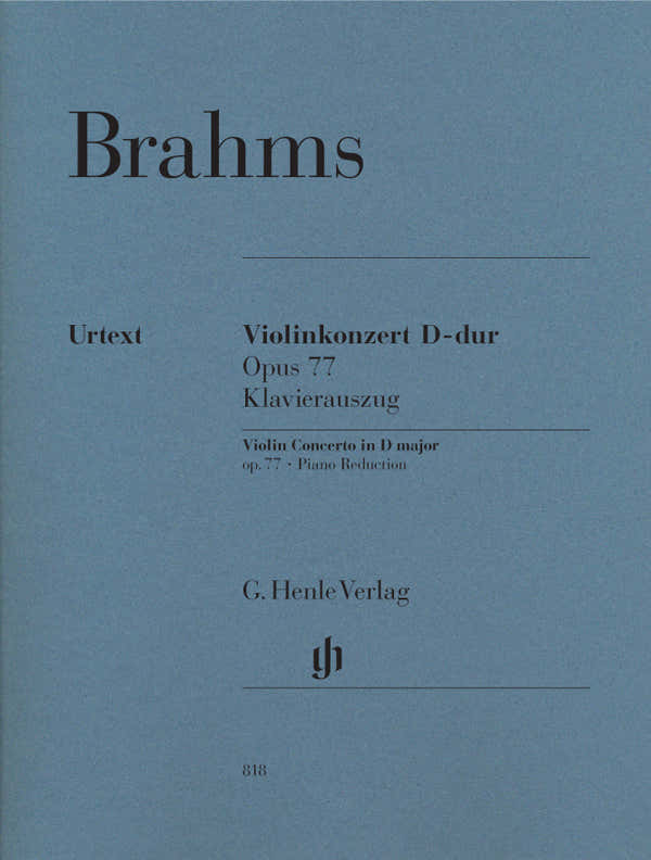 Brahms J. - Concerto Pour Violon En Re Majeur Op.77 - Violon & Piano