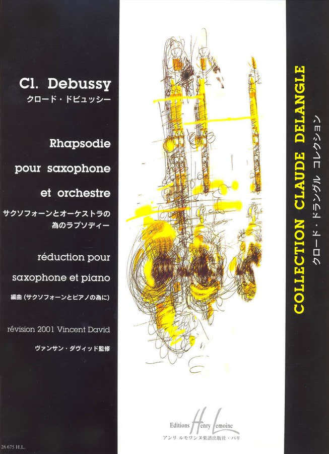 Debussy C. - Rhapsodie - Saxophone Mib Piano