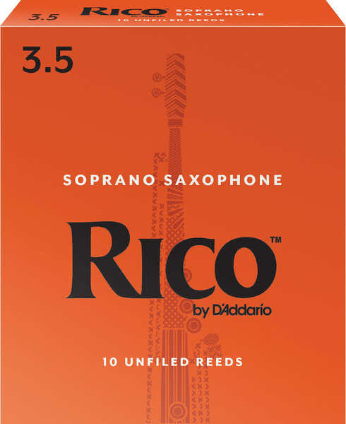 D'addario - Rico CAAS PARA SAXO SOPRANO RESISTENCIA DE 3.5 PAQUETE DE 10