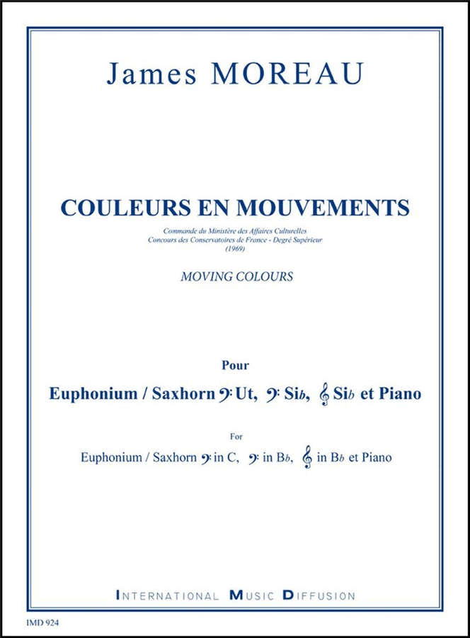 Moreau - Couleurs En Mouvements - Euphonium & Piano