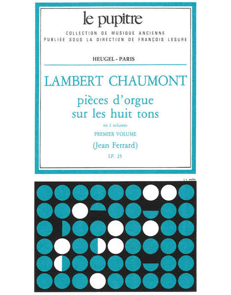 Heugel Pieces d'Orgue sur les huit Tons Vol.1