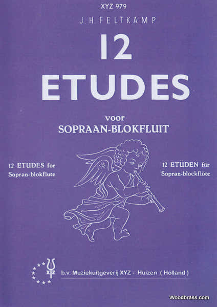 XYZ Feltkamp - 12 Etudes - Flute A Bec Soprano