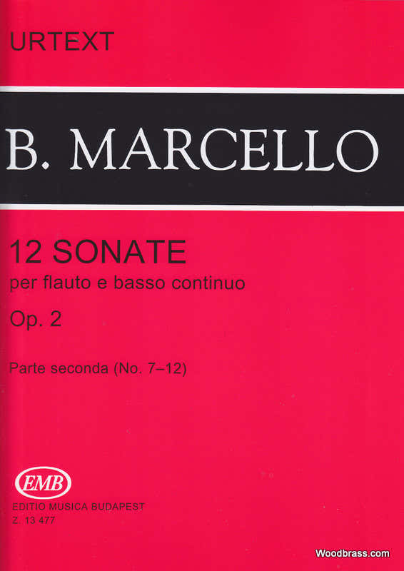 Marcello B. - Sonata (12) Op. 2 Vol. 2 - Flauta y piano