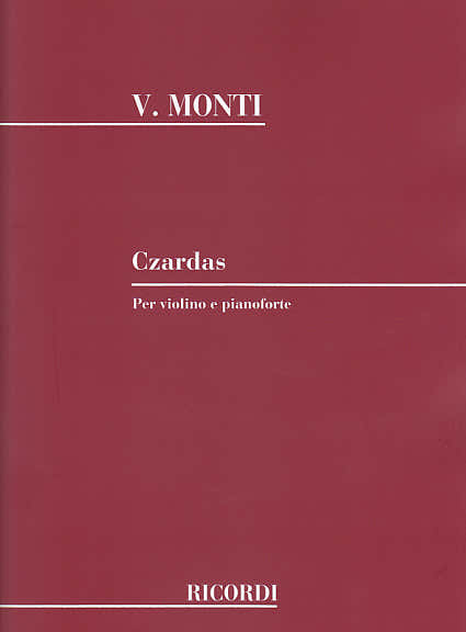 MONTI - CZARDAS N°1 - VIOLON PIANO