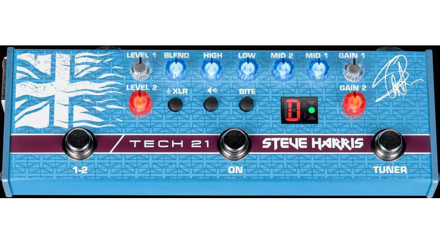 SH1 STEVE HARRIS SIGNATURE PEDAL PREAMPLIFIER FOR BASS