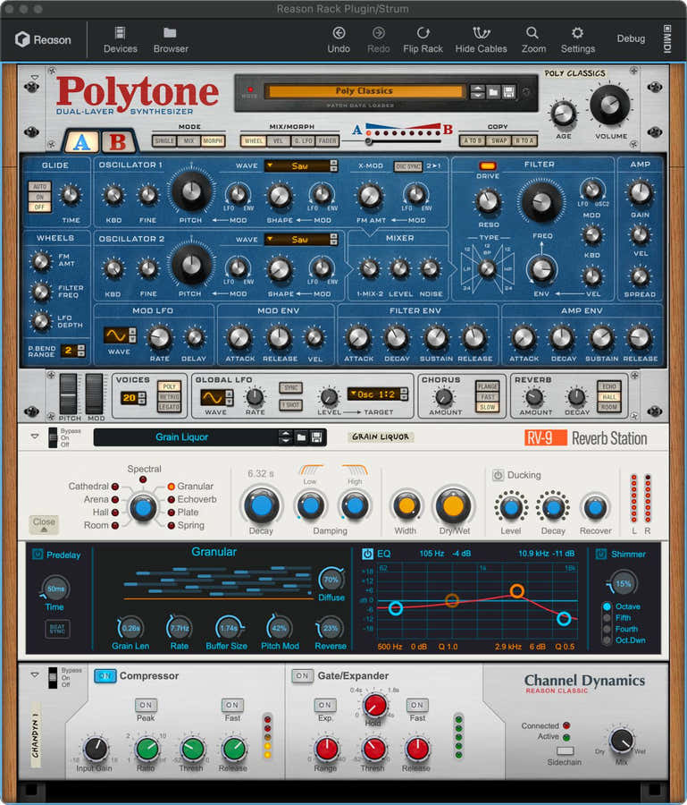 Reason Rack 14 Actualización
