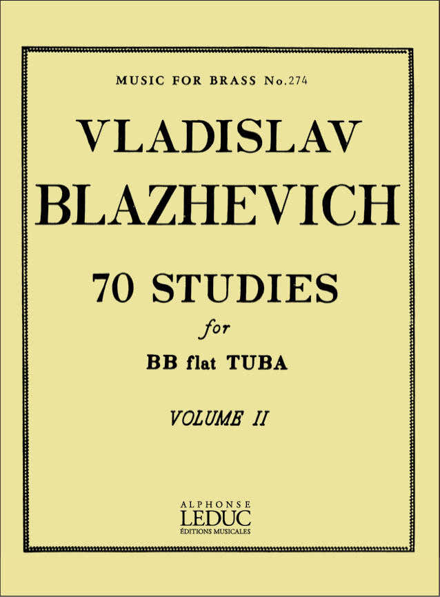 70 Studies for Bb Flat Tuba BC Vol. 2