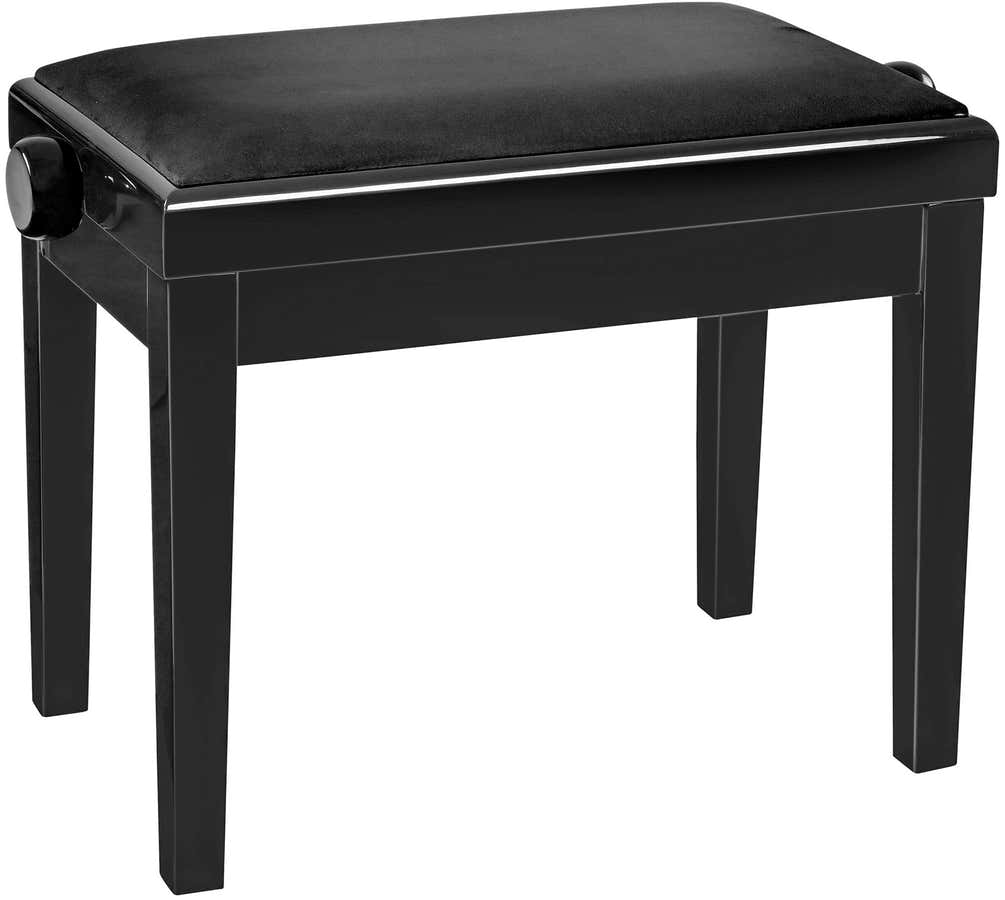 Banco para teclado 13975 Negro brillante