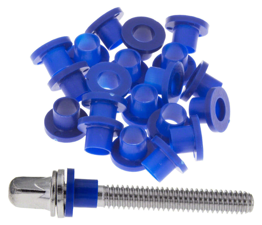 TRW100BLU - NYLON TENSION ROD WASHERS - BLUE (X100)