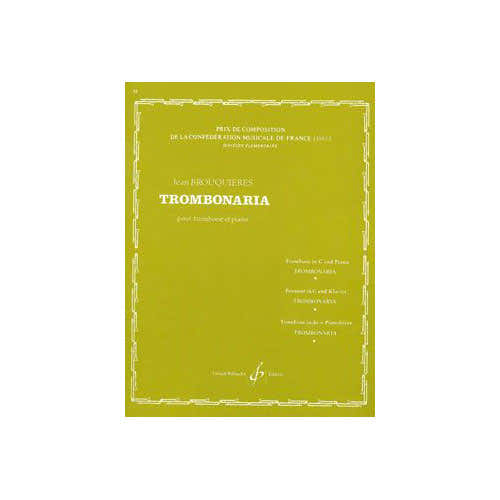 Brouquieres Jean - Trombonaria - Trombone & Piano