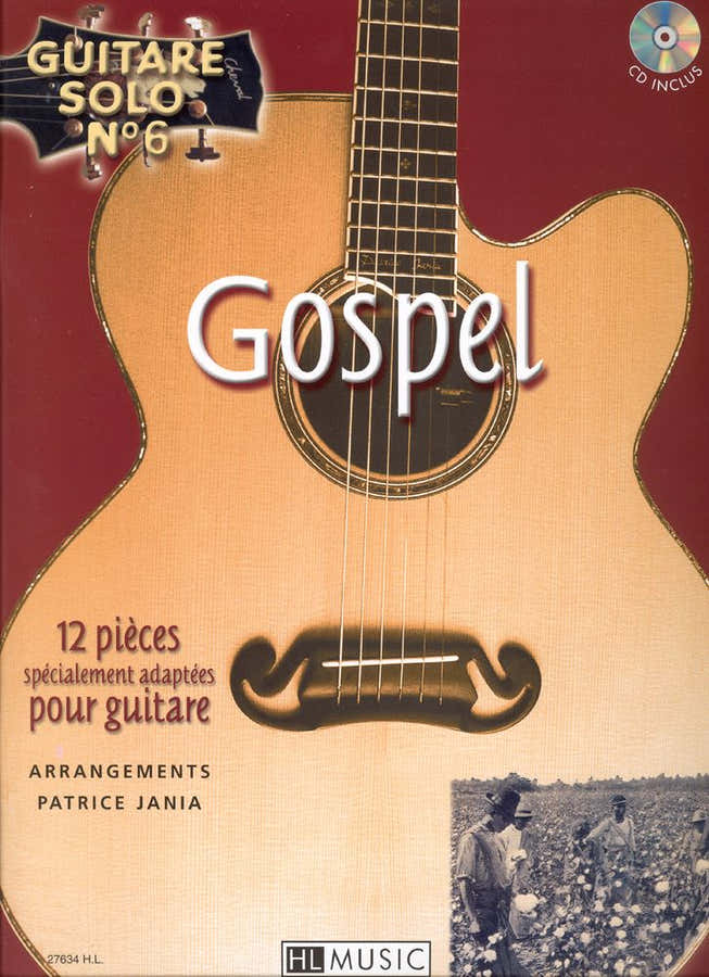 Jania - Guitare Solo N°6 : Gospel + CD - Guitare
