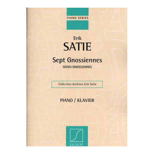 Satie Erik - Sept Gnossiennes - Piano