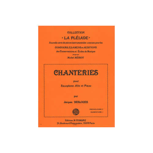 Desloges - Chanteries - Saxophone et Piano