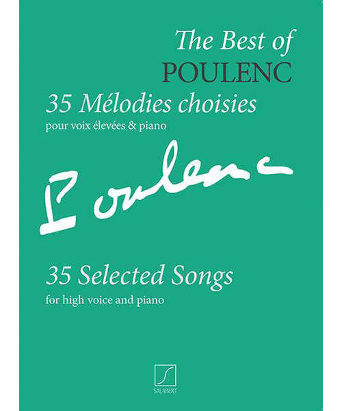 Poulenc F. - 35 Melodies Choisies Pour Voix Elevees & Piano