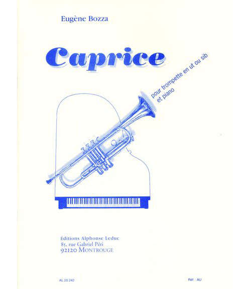 Bozza E. - Capricho - Trompeta (Do o Sib) y piano