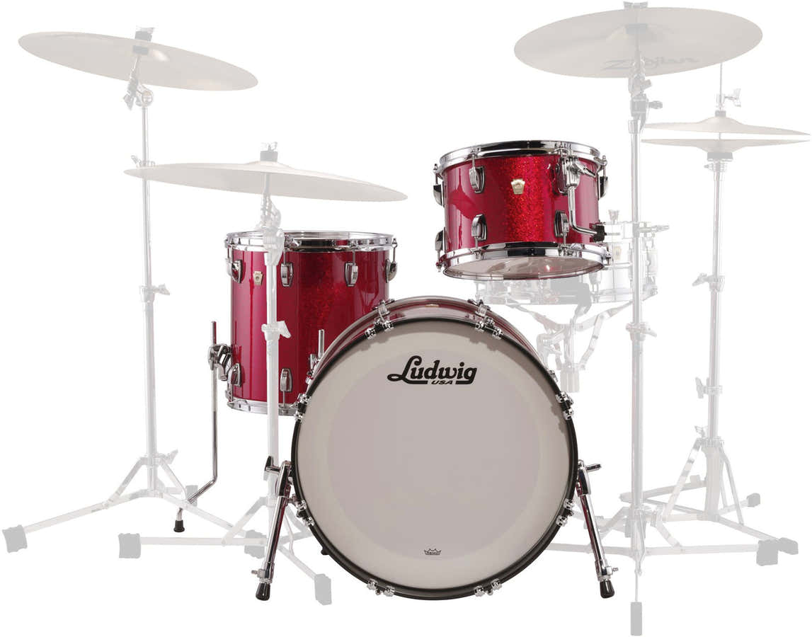 L84023Ax27 - Classic Maple 20"/12"/14" - Red Sparkle
