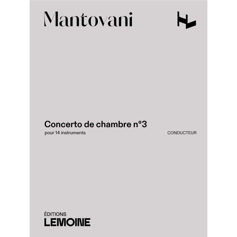 Mantovani Bruno - Concerto De Chambre N°3