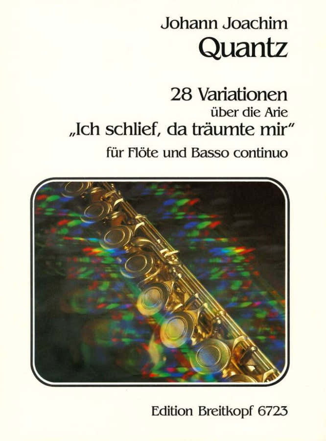QUANTZ JOHANN JOACHIM - ACHTUNDZWANZIG VARIATIONEN - FLUTE BASSO CONTINUO