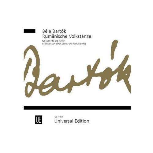 BARTOK B. - RUMNISCHE VOLKSTNZE - CLARINETTE ET PIANO