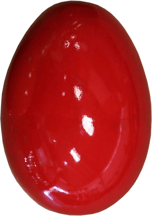 WOODEN EGG SHAKERS IN RED