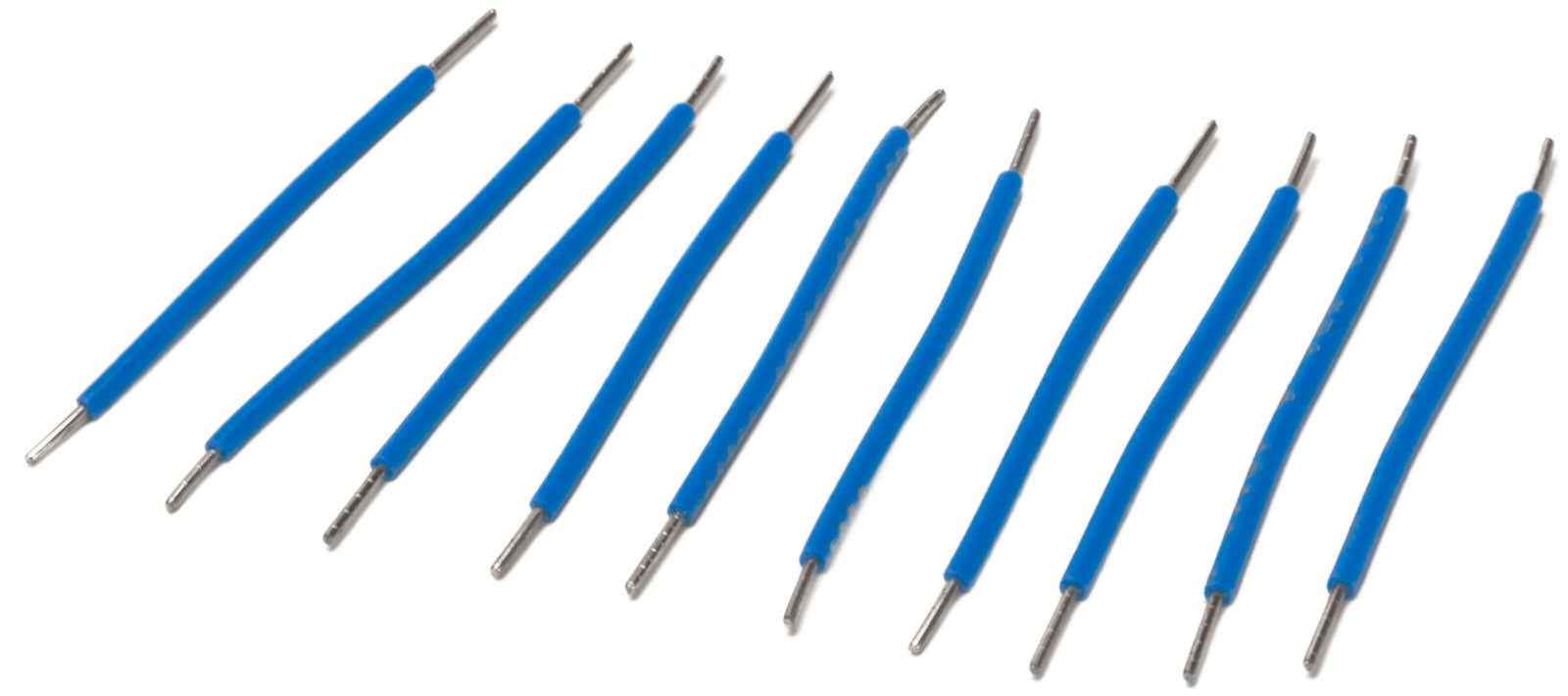 Cable pelado precortado 2 - Azul