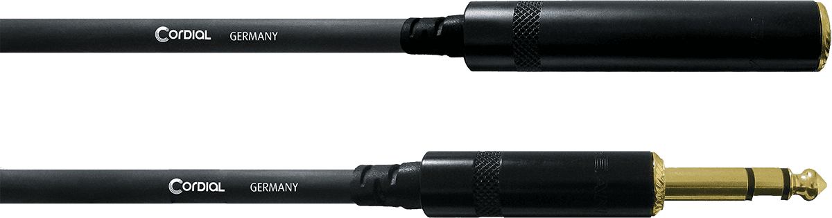 Cable de Audio Estéreo Jack Macho/jack Hembra 3 M