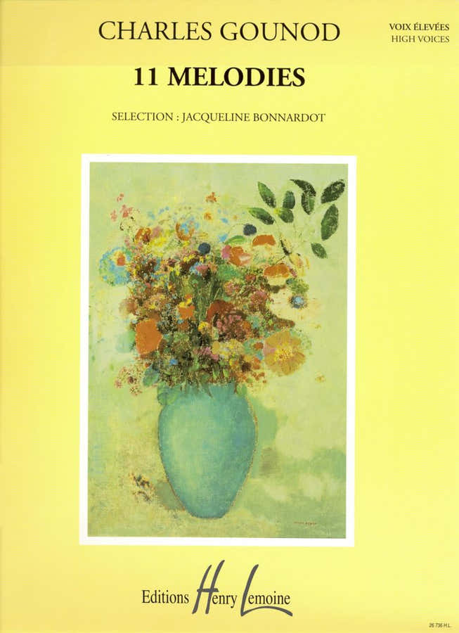 Gounod Charles - Melodies (11) - Voix Elevee Piano