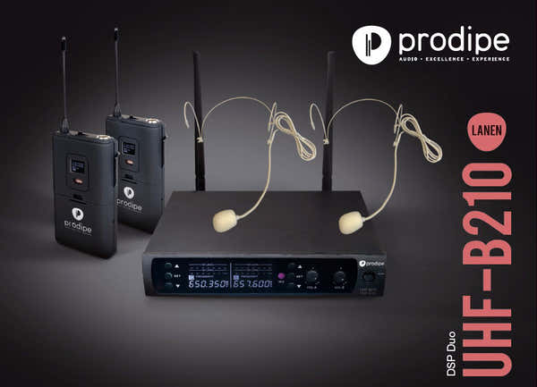 Prodipe UHF B210 DSP HEADSET DUO - STOCKB