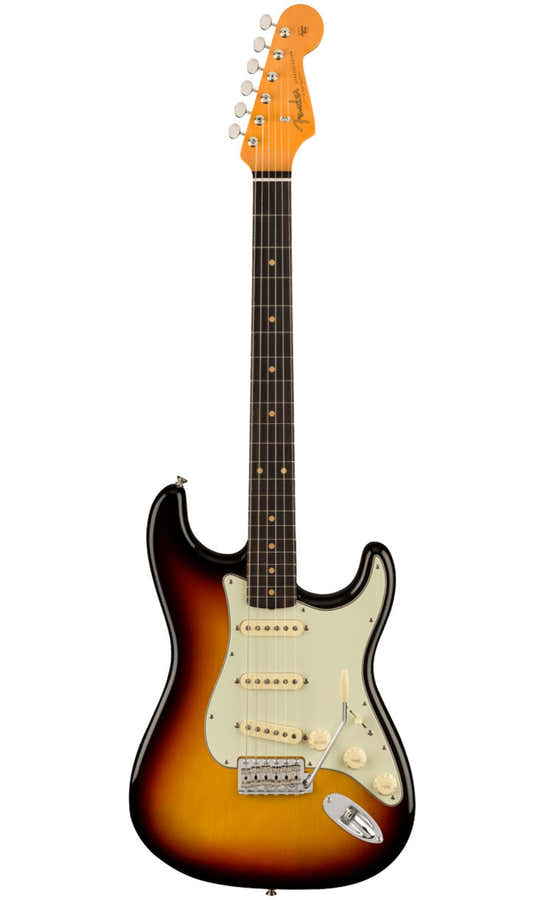 Stratocaster 1961 American Vintage II RW Sunburst de 3 colores