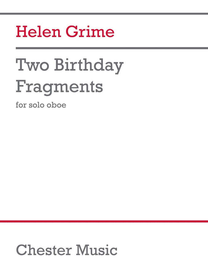 Grime - Two Birthday Fragments - Hautbois Solo